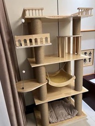 🔥貓爬架~cat climbing frame實木貓窩貓樹一體🔥
