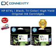 HP 67XL High Yield Black Original Ink Cartridge HP 67XL High Yield Tri-color Original Ink Cartridge 