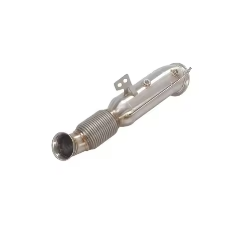 High Flow 4.5 Inches Exhaust Downpipe Head for BMW X3 M40i X4 M40i G01G02 2020-2023 SS304 Car Exhaus