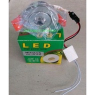 MATA 1 WATT COB LED ROUND PANEL DOWNLIGHT 1 EYE INBOW DECORATION MIYALUX 182-1W