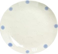 Ichikyu 127-0902 Mino Pottery, Japanese Food Plate, Pasta Plate, Curry Plate, Oval Plate, Long Side 