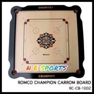 Romco Champion Carrom Board Free Carrom Powder Carrom Men Set