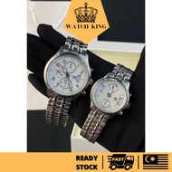 [ Malaysia Ready Stock ] 1WC Automatic Couple Luxury Watch Jam Tangan Full Function Pure Silver Case