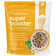 Smallbatch Super Booster Freeze Dried Pork Bites Cat & Dog Treats 7oz