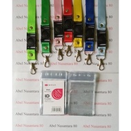 Diskon Paket ID Card Zipper 6,5x9CM + Tali Kait Stofer 2CM Isi (10