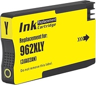 1 Pack 962XL Ink Cartridges for HP 962XL Yellow Ink Cartridge Works for HP Officejet Pro 9015e 9010 
