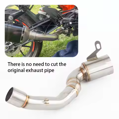 For KTM RC125 RC200 250 ADV 250 DUKE 390 ADV 390 DUKE Exhaust Pipe Motorcycle Exhaust Link Pipe Adv3