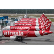 DIY PAPERCRAFT AIRPLANE AIRASIA AIRBUS A320 - 200 AIRASIA ( paper model replika) Airliner Series A4/
