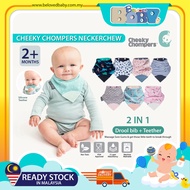 Cheeky Chompers Neckerchew Teething Dribble Bib- 2+ Months