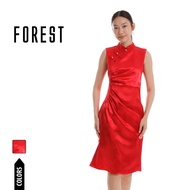 Forest Cheongsam Perempuan | Forest Ladies CNY Cheongsam Dress - 885127