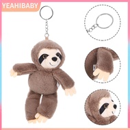 YEAHIBABY ตุ๊กตาพวงกุญแจจี้ Sloth ตุ๊กตาเครื่องประดับกระเป๋าแขวนเครื่องประดับ Keyring Charm