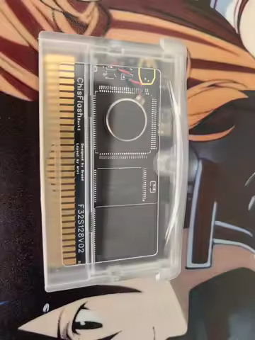 ChisFlash V1.2 FRAM Rumble Cartridge - Permanent Save for Gameboy Advance (GBA) - Iron Memory Editio