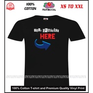 Customized / Personalized Fruit of the Loom T-Shirt 100% Cotton, Couple Shirt, Uniform