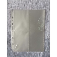 Meet YX BIG A5 4 Pocket 7 Ring Matte Photocard 10 Binder Sleeves