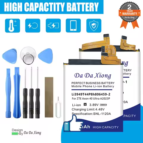 New Battery For ZTE Blade Axon Nubia Z11 A3 A5 L7 40 V9 V10 U526 T82 L130 U85 A610 MU5001 MF286 Pro 
