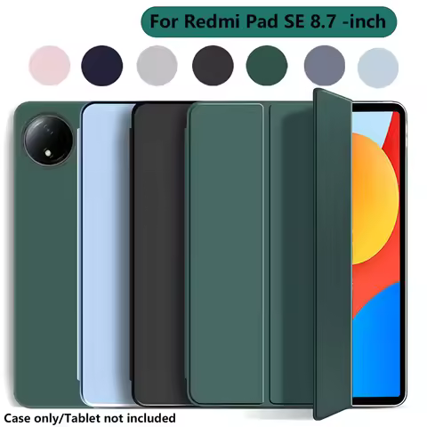 Liquid Silicone Case For Redmi Pad SE 8.7 Cellular Shockproof Anti Fingerprint Soft Tablet Cover