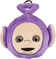 Tees Factory TT-5541825TW Teletubbies Stuffed Animal Zipper Mascot with Carabiner Tinky Winkey H 3.9