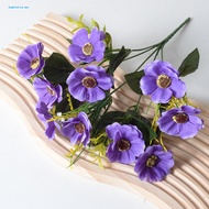 KA* Warm Atmosphere Floral Decor Artificial Flowers 5 Bundles Realistic Artificial Silk Flowers Fade