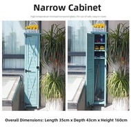 Outdoor Waterproof Sunproof Garden Storage Cabinet Yard Junk Box Balcony Tool Case Wooden Triangle S