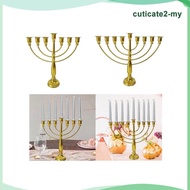 [CuticateddMY] Jewish Candle Holder Menorah for Holiday Celebrations Table Embellishment