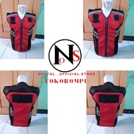 MERAH STABILO New Taslan Vest | New Red Taslan Vest |New Taslan Highlighter Vest | Latest Thick Secu