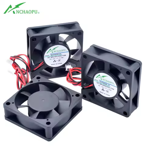 ACP6020 6cm 60mm fan 60x60x20mm DC5V 12V 24V 2pin Cooling fan suitable for chassis power supply char