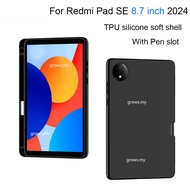 Shockproof Silicone Soft Case Fo Xiaomi Redmi Pad SE 8.7" Back Cover Shell For 2024 RedMi Pad SE 4G 