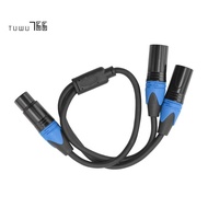 50cm XLR Splitter Cable 1 XLR Female to 2 XLR Male XLR Y Splitter Cable Microphone Splitter Cord for