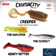 2023 New RAPALA Crush City Soft Baits Creeper Heavy Hitter The Jerk The Suspect