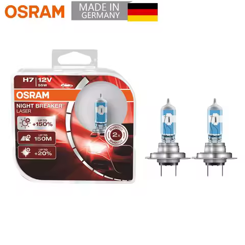 OSRAM Night Breaker Laser H7 12V 55W 64210NBL Next Generation Car Lamps Halogen Headlight +150% More