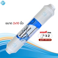 Aquatek ไส้กรองน้ำ Post Carbon Inline ขนาด 10 นิ้ว ไส้กรองโพสต์คาร์บอน Unipure CCK Aquatek Omnipure 