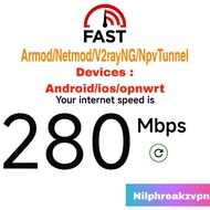 Servis Vpn Unlimited Internet | Netmod | Armod | V2ray | Npv Tunnel | Openwrt