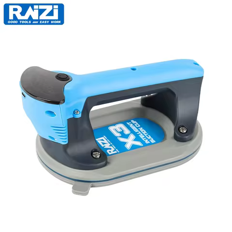RAIZI X3 Intelligent Rechargable Digital Display Electric Vacuum Suction Cup 140KG Lifter for Granit