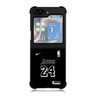 Case Casing Samsung Galaxy Z Flip Fold 5 4 3 5g Kobe Lakers BG1145