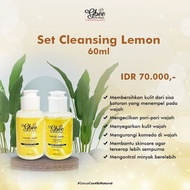 Miffglow - GBEE GLOW BEAUTY SET CLEANSING LEMON JUICE, LEMON JUICE TONER LEMON JUICE BPOM