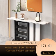 NEW Italian Light Luxury Hallway Table Wall Modern New Chinese Style Extremely Narrow a Long Narrow Table Altar Living