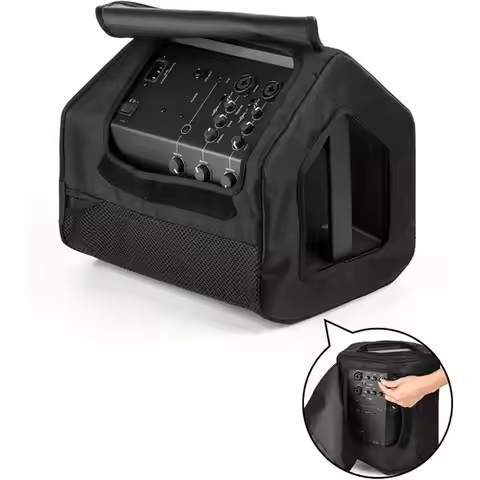 Dustproof Sound Protective Cover Black Oxford Cloth Dust Cover High Elasticity for Bose S1 Pro+ 2023