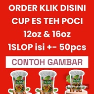 ICE TEA CUP P-0-C-II 12OZ 16OZ 22oz contents 50pcs.
