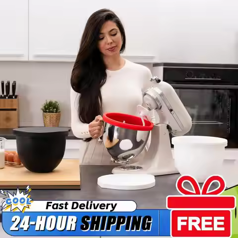 Silicone Liners Stand Mixer Silicone Mixer Liner with Lid Included Replacement Mixer Bowl Stand Mixe