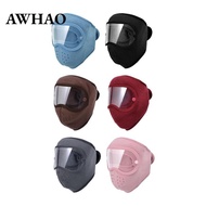 [AWHAO] Warm Ski Mask Protector, Reusable Sports Face Mask, Fleece Face Mask for Cold Weather, for M