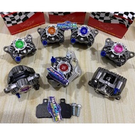 NEWEST MIO SPORTY DISK 220mm Caliper + front disc bracket 220mm 2 piston 2p bonus spare pads and bol