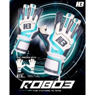 Goalkeeper Gloves Robo H3 Football Sports