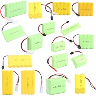 Toy Battery Pack 9.6 7.2 4.8 3.6V Parallel Discharge Rechargeable Battery Remote Control Toy Battery