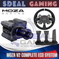 [V3] MOZA RACING R9 V3 DIRECT DRIVE (9NM) BASE COMPLETE ECO SYSTEM CS GS FSR RS STEERING WHEEL + SRP
