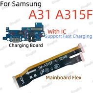 Charging Board For Samsung A31 A315F USB Charging Port Microphone Dock Connector Main Board Flex Cab