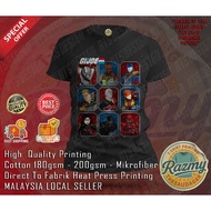 BAJU  VINTAGE GI JOE 90s T-SHIRT LENGAN PENDEK ROUNDNECK COTTON PREMIUM ATAU MICROFIBER