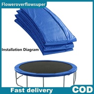 FSMY 8Ft Trampoline Protection Pad Universal Replacement Trampoline Edge Cover Mat Tear-Resistant Wa