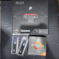 AMD Ryzen 5 5600 + MSI B550M + 16GB DDR4 RAM