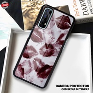 HP HS06 Case Realme 7 - 7 Pro Softcase Glass Kaca - Hardcase 2D Glossy - Protective Phone Case Lates