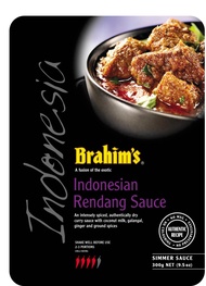 Brahims Kuah Rendang Indonesia 300g Indonesian Rendang Sauce BSS Brahim Brahims Simmer Sauce